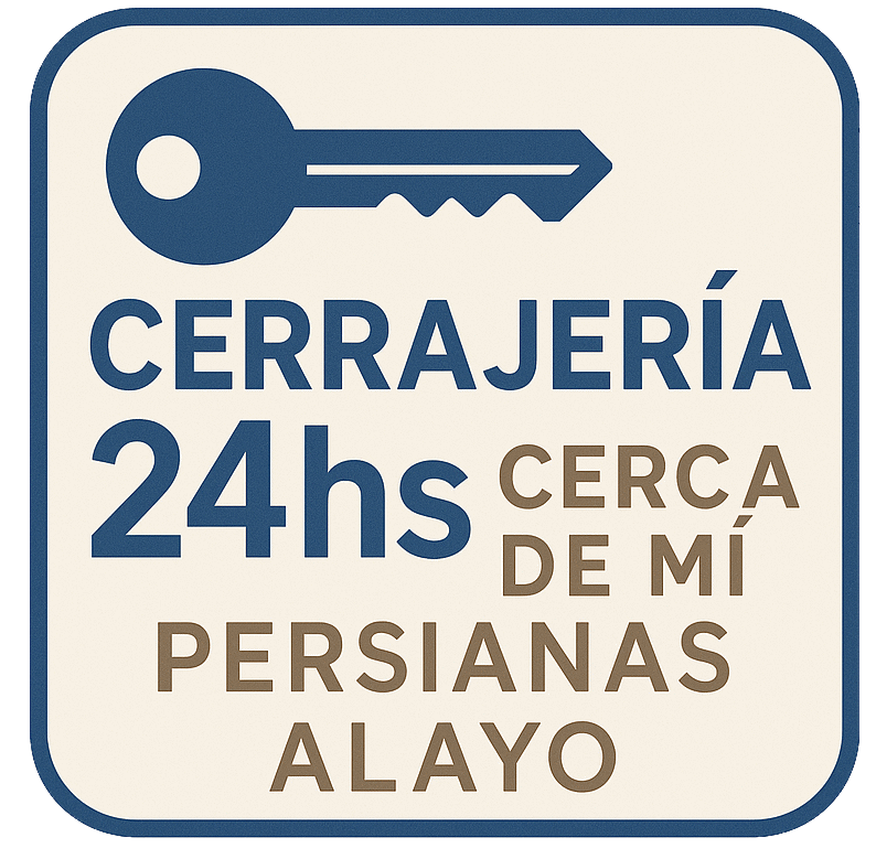 Cerrajeria 24hs Cerca de Mi y Persianas Alayo